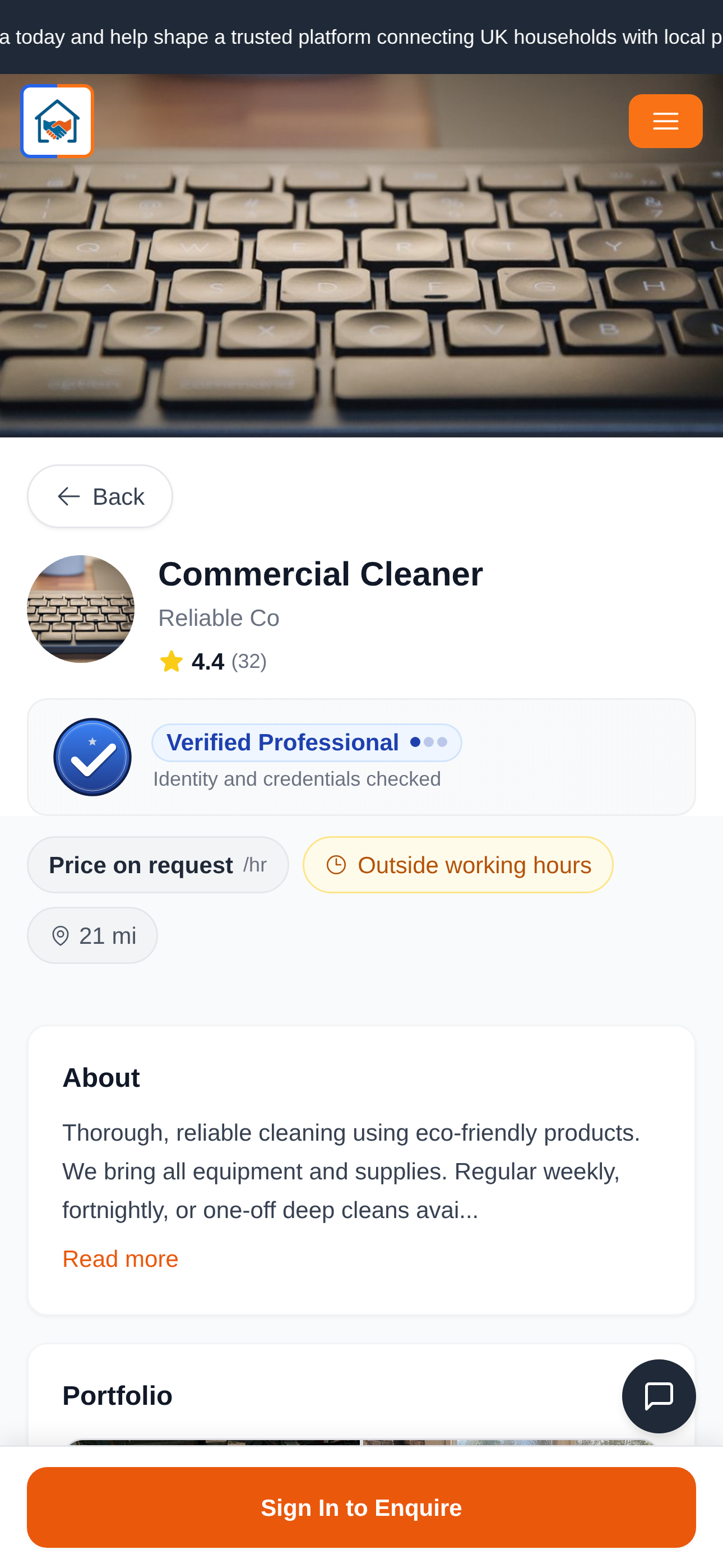 Households view your service & book